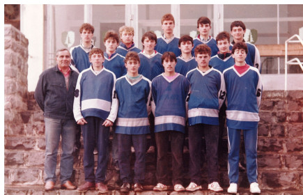 Ezüstérmes ifjúsági csapat 1988