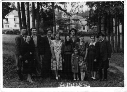 Családi kirándulás Borszékre 1956 körül