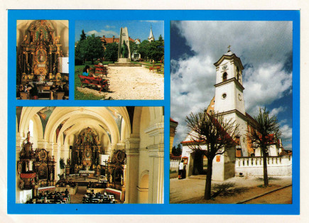 Szent Miklós templom képeslapon