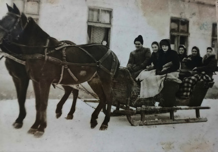 Szánkózók Kelemen-patakán
