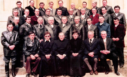 Egyháztanács Csomafalván az 1980-as években
