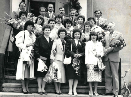 10 éves érettségi találkozó Csomafalván 1979-ben