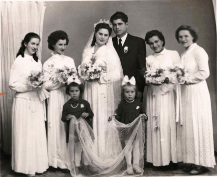 Sándor és Anna esküvője 1959-ben