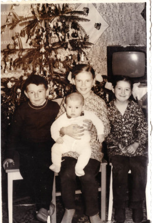 Karácsonyi családi kép