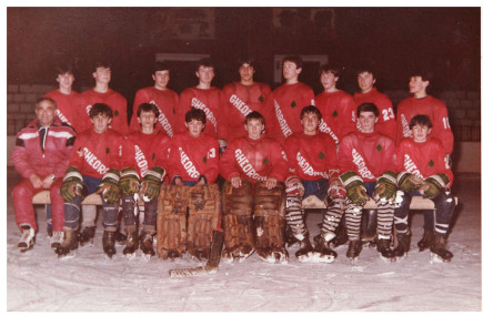 A Gyergyói ISK ezüstérmes ifjúsági csapata 1988-ban