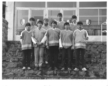 Ifjúsági válogatott gyergyói jégkorongozók 1988-ban