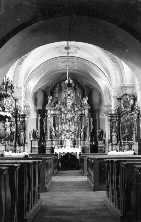 Szent Miklós templom-templombelső. Szilágyi József-album