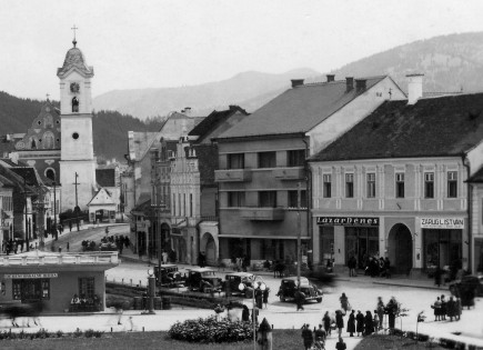 Gyergyószentmiklós központ 1920-as évek, szerző: ismeretlen