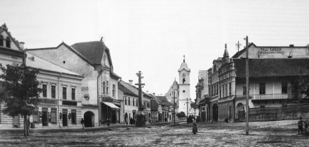 Gyergyószentmiklós központi látkép 1920-as évek, szerző: ismeretlen