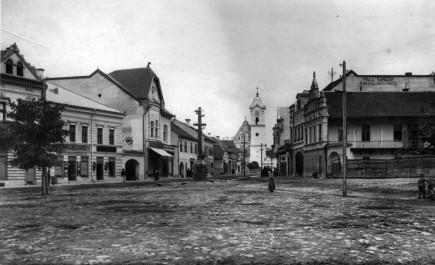 Gyergyószentmiklós, a főtér 1911 körül