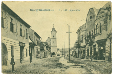 Gyergyószentmiklós főtere az 1910-es években