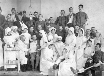 The hospital in Gheorgheni in 1916