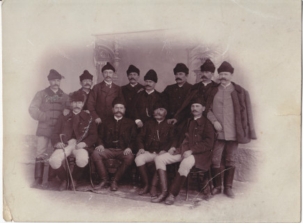 Funcționarii comunei Lăzarea, 1910